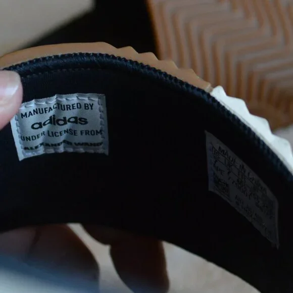 ADIDAS Alexander Wang x AW Adilette Slide Black White Brown  display picture 2